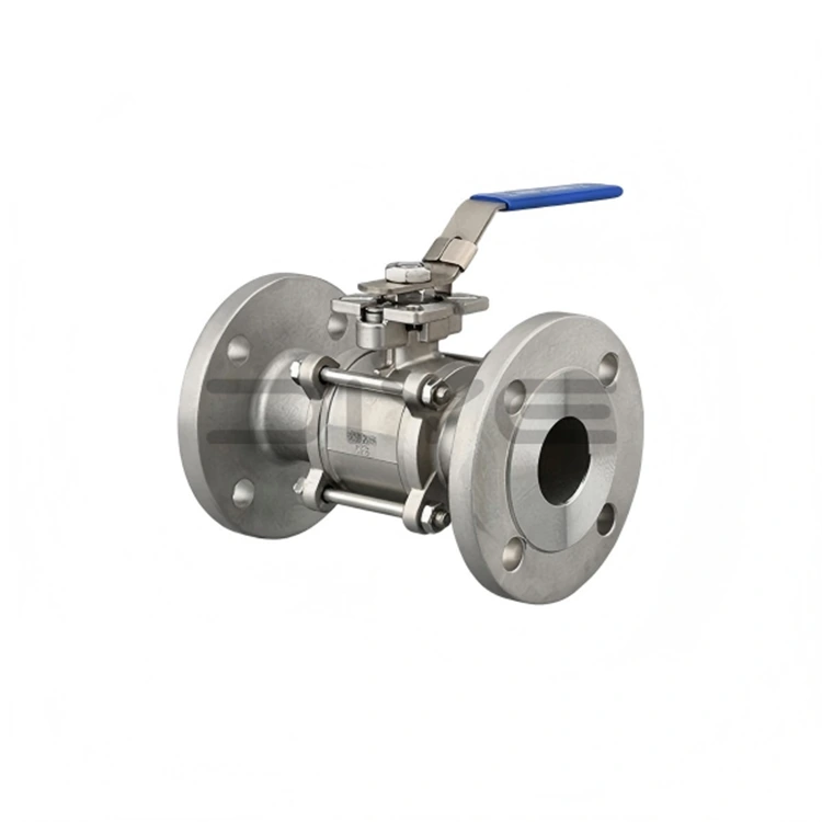 3pc Flange Ball Valve ກັບ Pad mounting