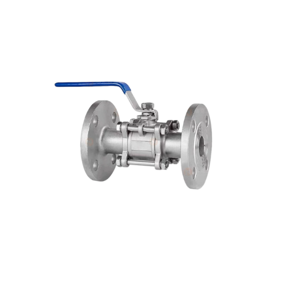 ສະແຕນເລດ 3pc Flange Ball Valve